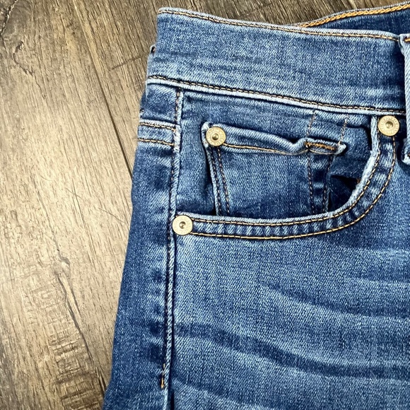 7 For All Mankind Distressed Skinny Jeans Pants Denim ((size 25)) - Picture 5 of 8